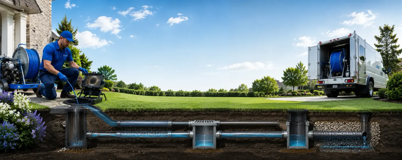 Outdoor drain cleaning information for Francitas, TX