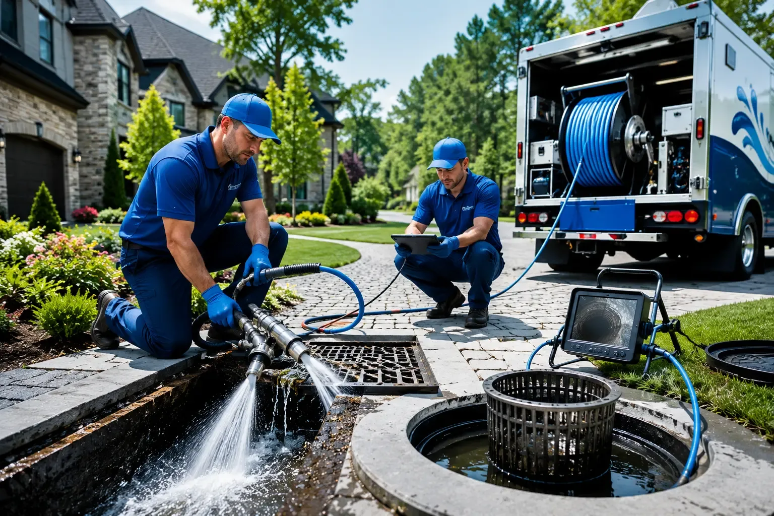 Local outdoor drain cleaning professionals in Francitas, TX
