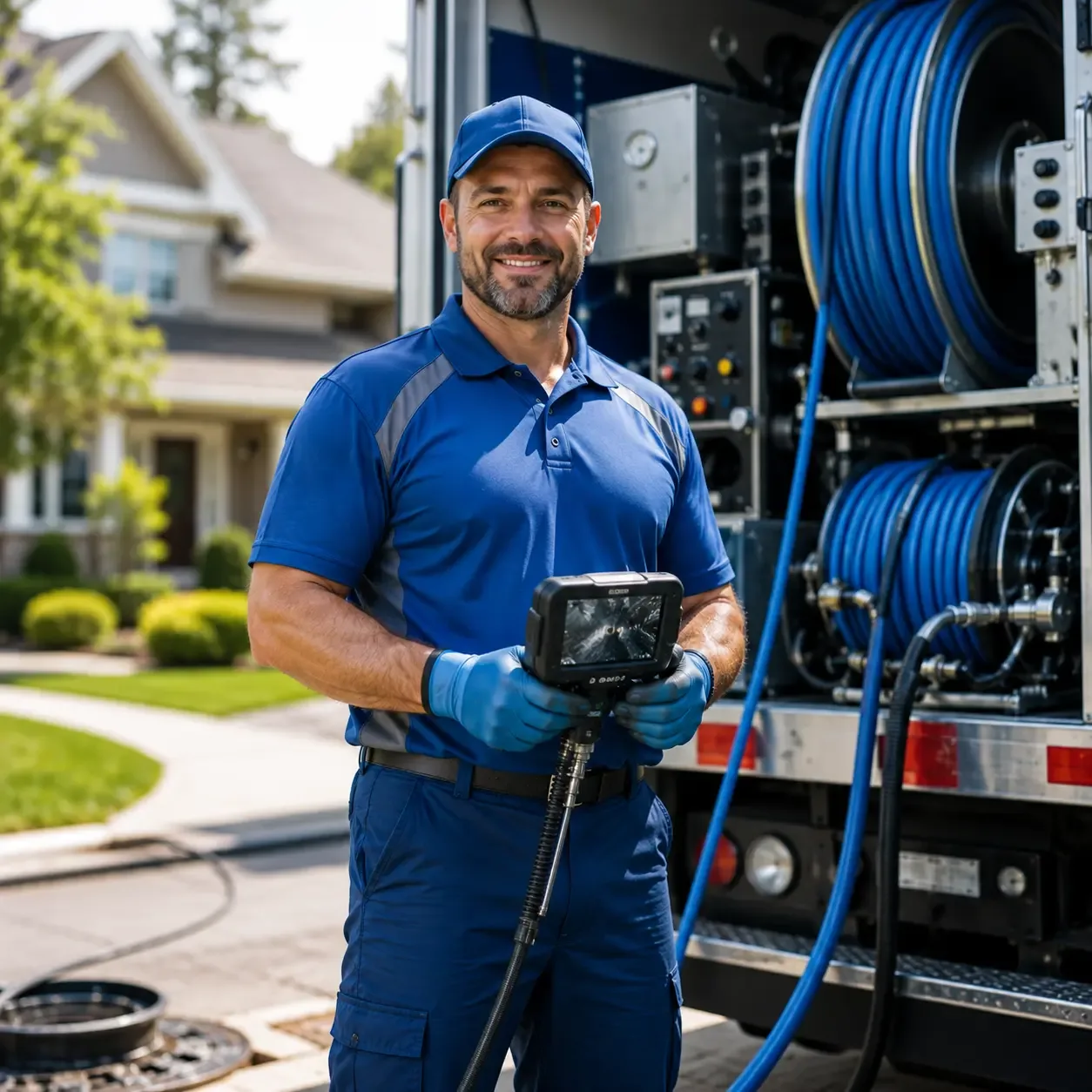 Local outdoor drain cleaning specialists in Francitas, TX